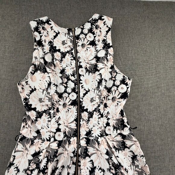 Forever 21 A-Line Dress Floral medium Zipper fit & Flare Mini Lined Sleeveless - Picture 12 of 14